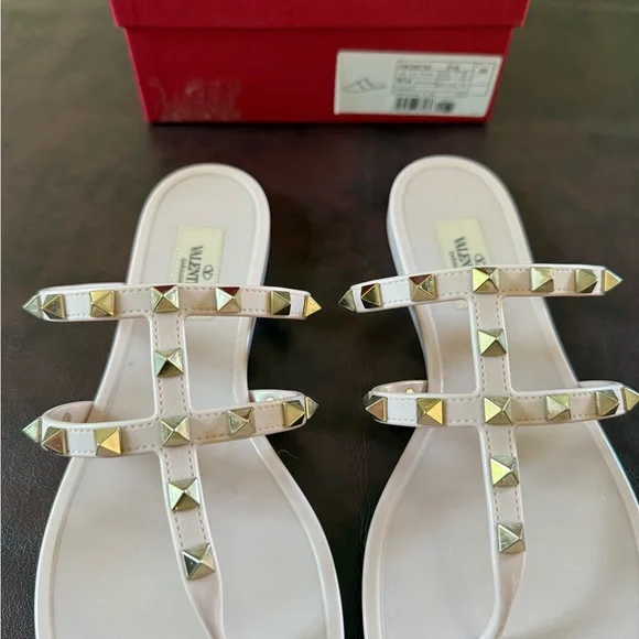 Valentino Jelly Stud Sandals - Picture 3 of 4